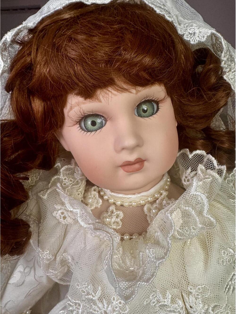 seymour mann porcelain bride doll connoisseur collection wedding doll